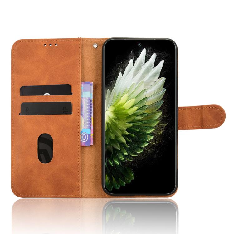 For Tecno Spark 40 Pro 4G Skin Feel Magnetic Flip Leather Phone Case