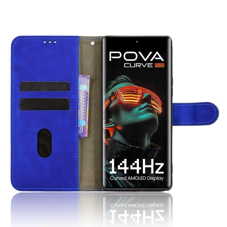 For Tecno Pova Curve 5G Skin Feel Magnetic Flip Leather Phone Case