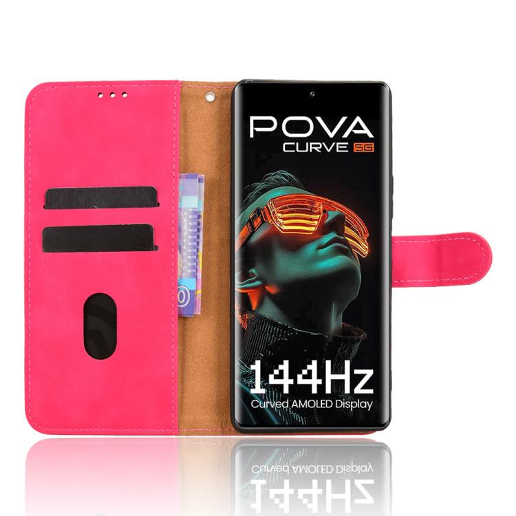For Tecno Pova Curve 5G Skin Feel Magnetic Flip Leather Phone Case