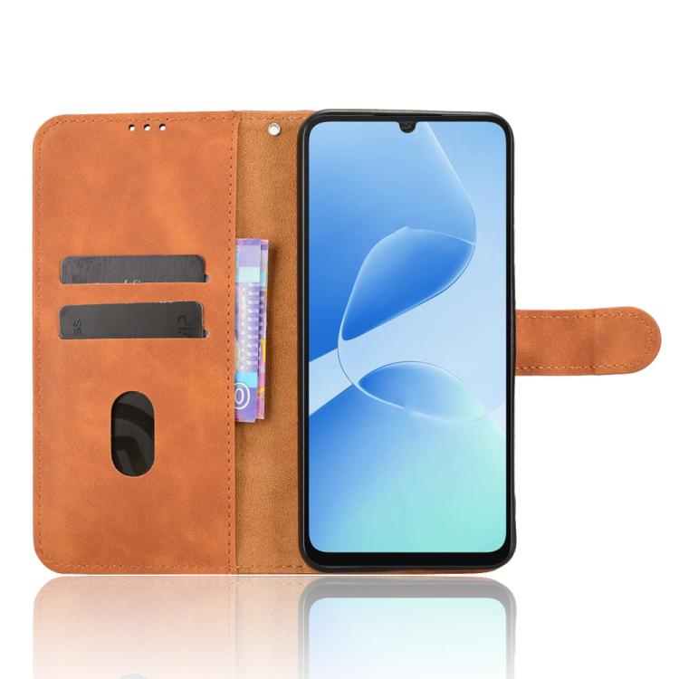 For Tecno Spark Go 5G Skin Feel Magnetic Flip Leather Phone Case