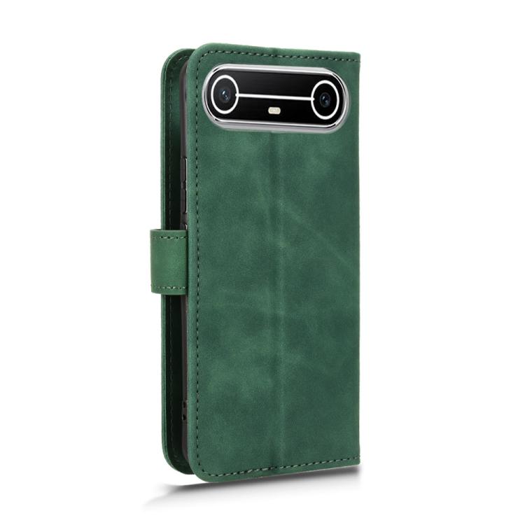 For Tecno Spark Slim 5G Skin Feel Magnetic Flip Leather Phone Case