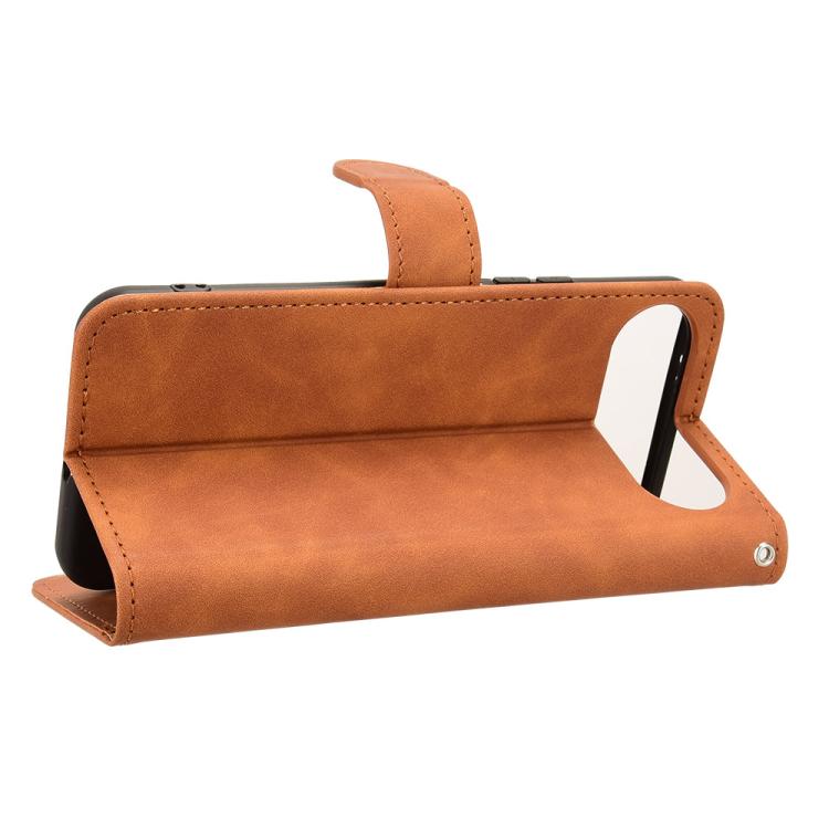 For Tecno Spark Slim 5G Skin Feel Magnetic Flip Leather Phone Case
