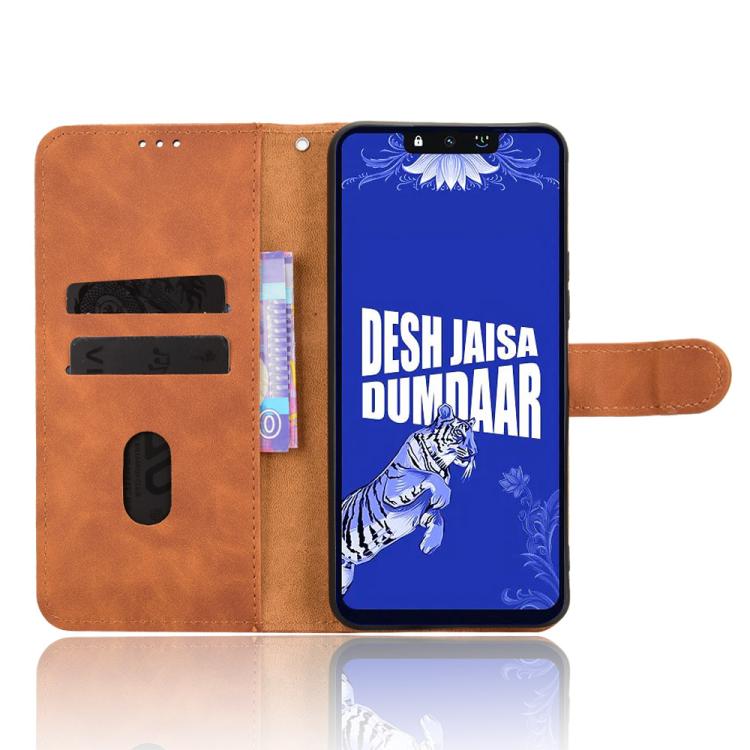 For Tenco Spark Go 3 Skin Feel Magnetic Flip Leather Phone Case