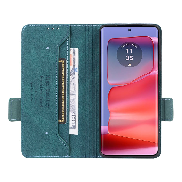 For Motorola Edge 50 Pro Magnetic Clasp Leather Phone Case