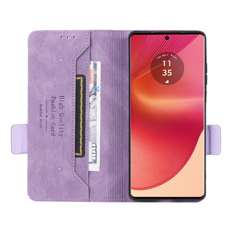 For Motorola Edge 50 Fusion Magnetic Clasp Leather Phone Case