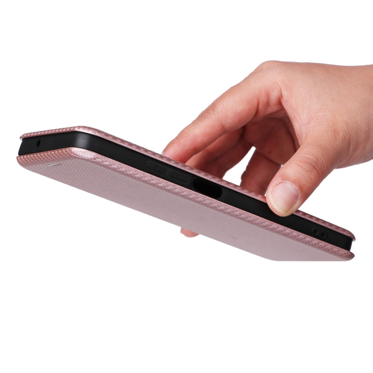 For Realme C67 4G Carbon Fiber Texture Flip Leather Phone Case