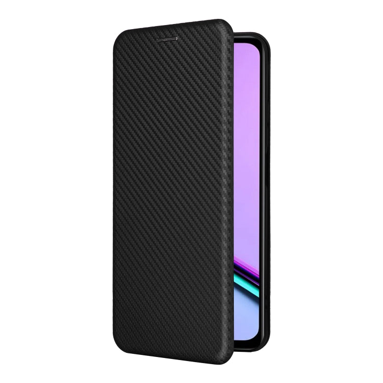For Realme C67 4G Carbon Fiber Texture Flip Leather Phone Case