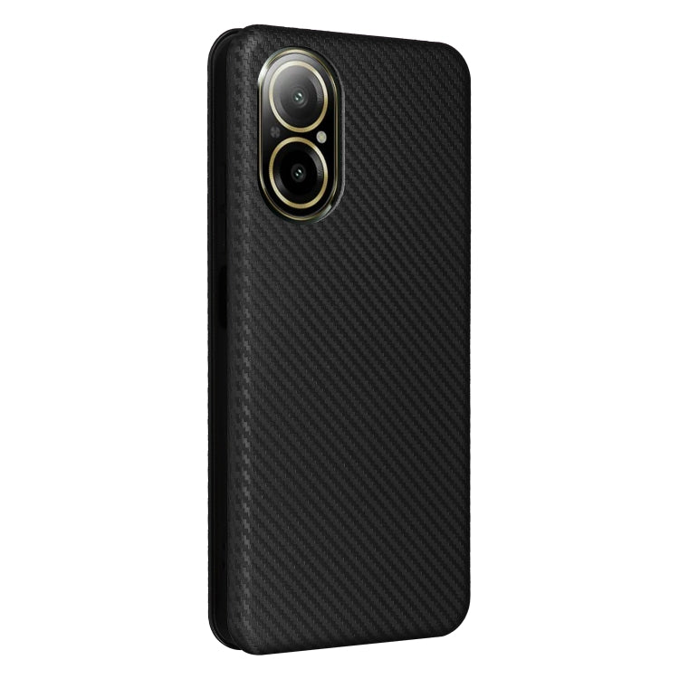 For Realme C67 4G Carbon Fiber Texture Flip Leather Phone Case