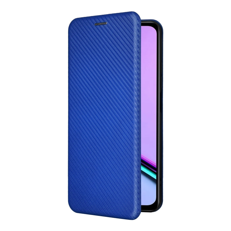 For Realme C67 4G Carbon Fiber Texture Flip Leather Phone Case