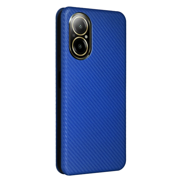 For Realme C67 4G Carbon Fiber Texture Flip Leather Phone Case
