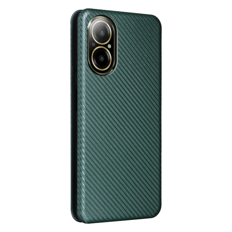For Realme C67 4G Carbon Fiber Texture Flip Leather Phone Case