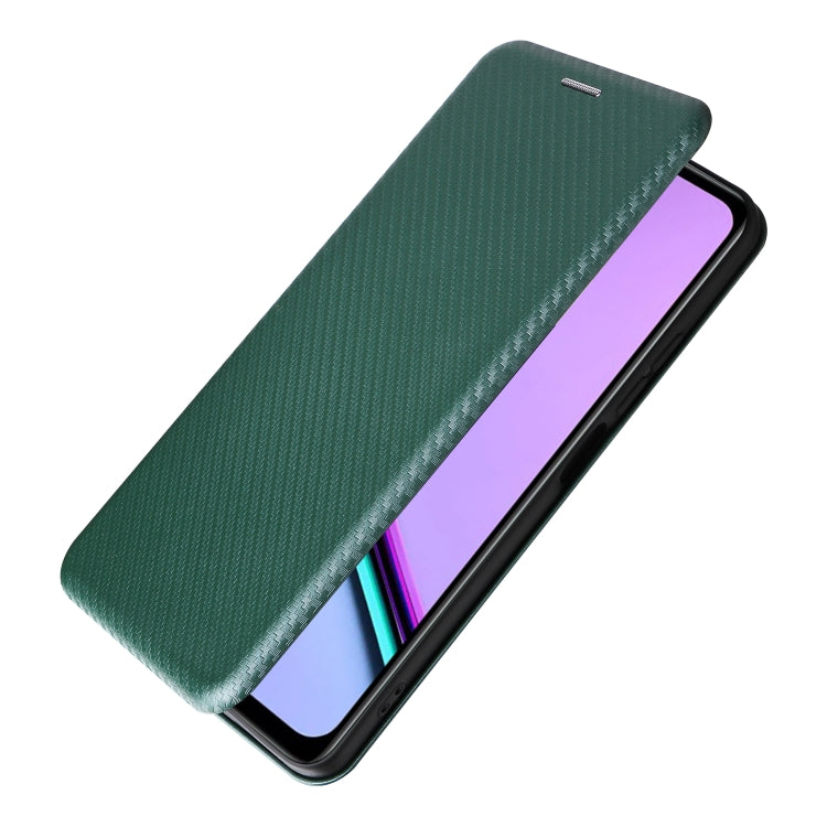 For Realme C67 4G Carbon Fiber Texture Flip Leather Phone Case