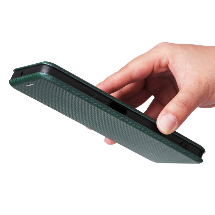 For Realme C67 4G Carbon Fiber Texture Flip Leather Phone Case