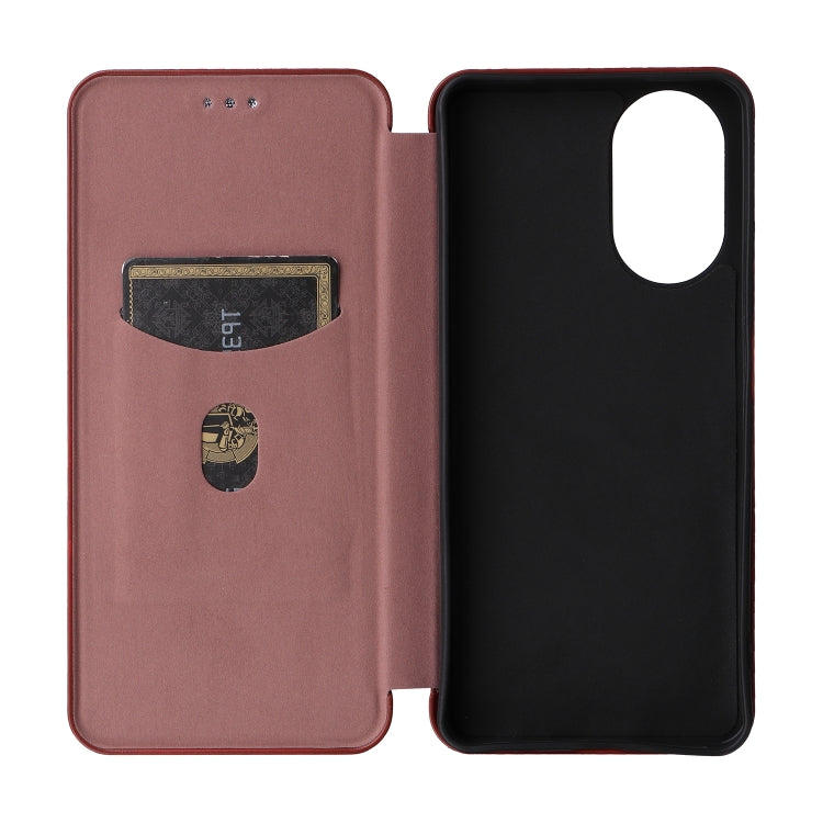 For Realme C67 4G Carbon Fiber Texture Flip Leather Phone Case