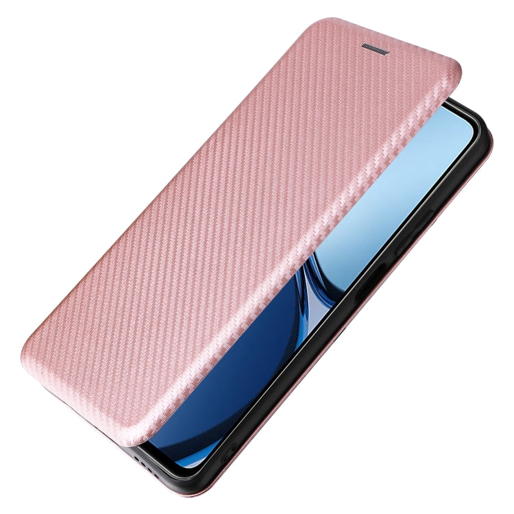 For Realme C61 / C63 Carbon Fiber Texture Flip Leather Phone Case