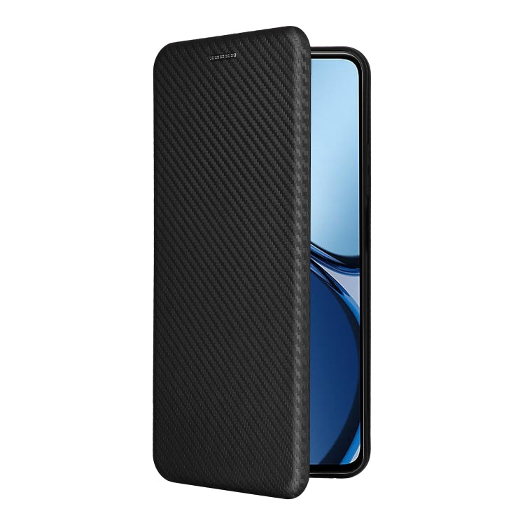 For Realme C61 / C63 Carbon Fiber Texture Flip Leather Phone Case