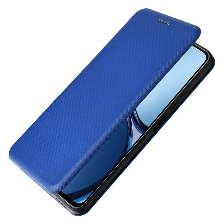 For Realme C61 / C63 Carbon Fiber Texture Flip Leather Phone Case