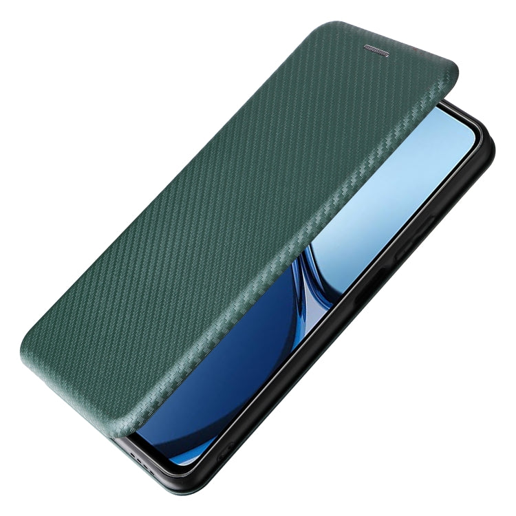 For Realme C61 / C63 Carbon Fiber Texture Flip Leather Phone Case
