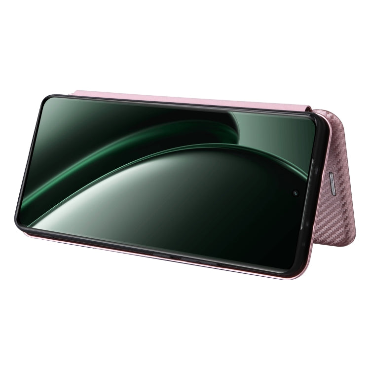 For Realme GT 6 / GT 6T Carbon Fiber Texture Flip Leather Phone Case