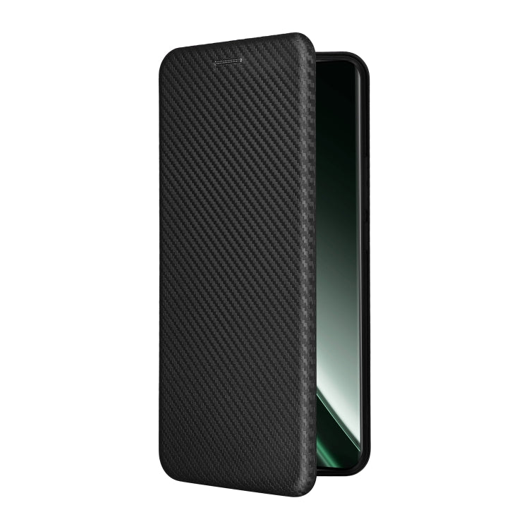 For Realme GT 6 / GT 6T Carbon Fiber Texture Flip Leather Phone Case
