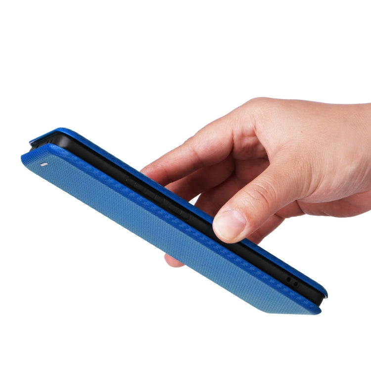 For Realme GT 6 / GT 6T Carbon Fiber Texture Flip Leather Phone Case