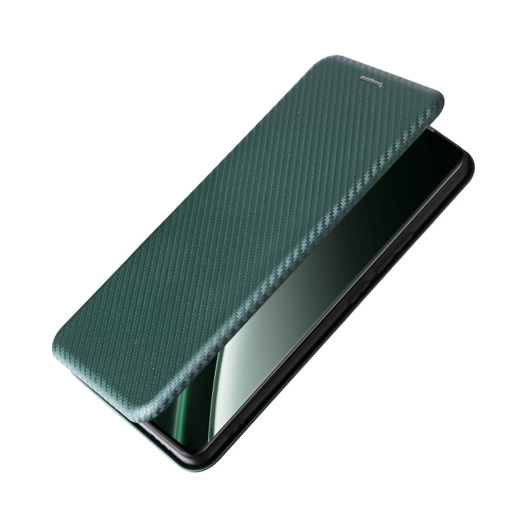 For Realme GT 6 / GT 6T Carbon Fiber Texture Flip Leather Phone Case