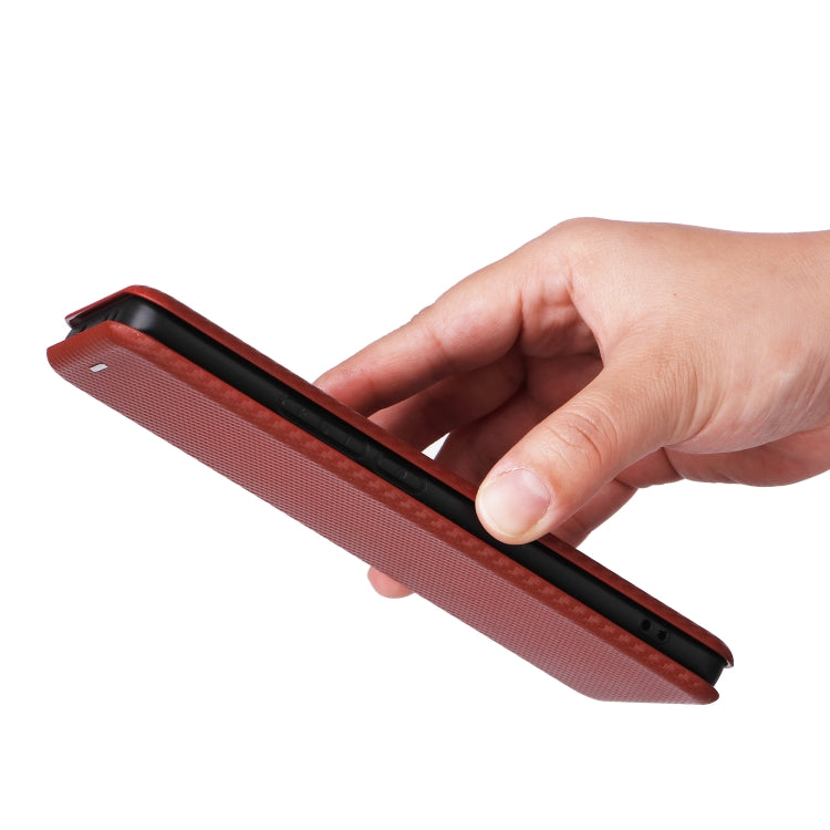 For Realme GT 6 / GT 6T Carbon Fiber Texture Flip Leather Phone Case