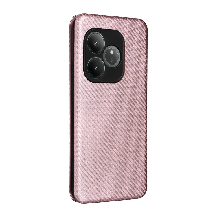 For Realme GT Neo6 / GT Neo6 SE Carbon Fiber Texture Flip Leather Phone Case