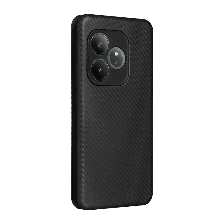 For Realme GT Neo6 / GT Neo6 SE Carbon Fiber Texture Flip Leather Phone Case