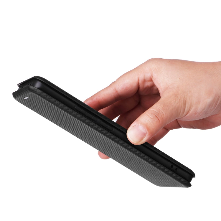 For Realme GT Neo6 / GT Neo6 SE Carbon Fiber Texture Flip Leather Phone Case