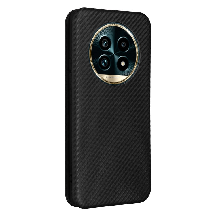 For Realme 13 Pro / 13 Pro+ Carbon Fiber Texture Flip Leather Phone Case
