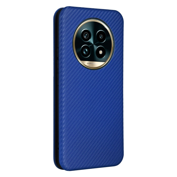 For Realme 13 Pro / 13 Pro+ Carbon Fiber Texture Flip Leather Phone Case