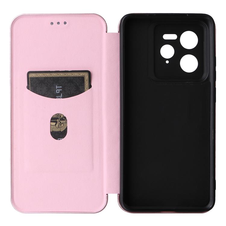 For Realme CT7 Pro Carbon Fiber Texture Flip Leather Phone Case