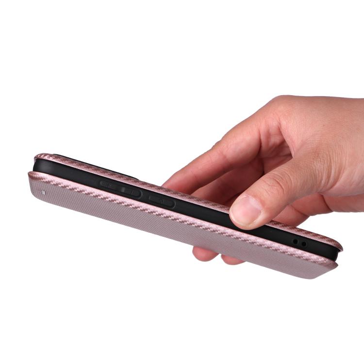For Realme CT7 Pro Carbon Fiber Texture Flip Leather Phone Case