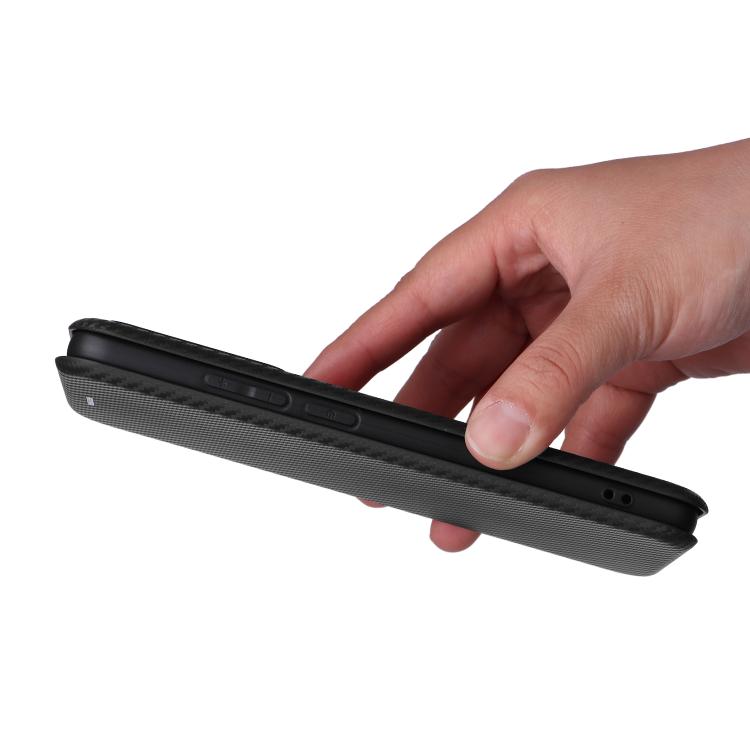 For Realme CT7 Pro Carbon Fiber Texture Flip Leather Phone Case