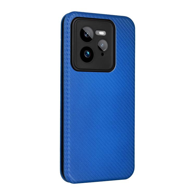 For Realme CT7 Pro Carbon Fiber Texture Flip Leather Phone Case