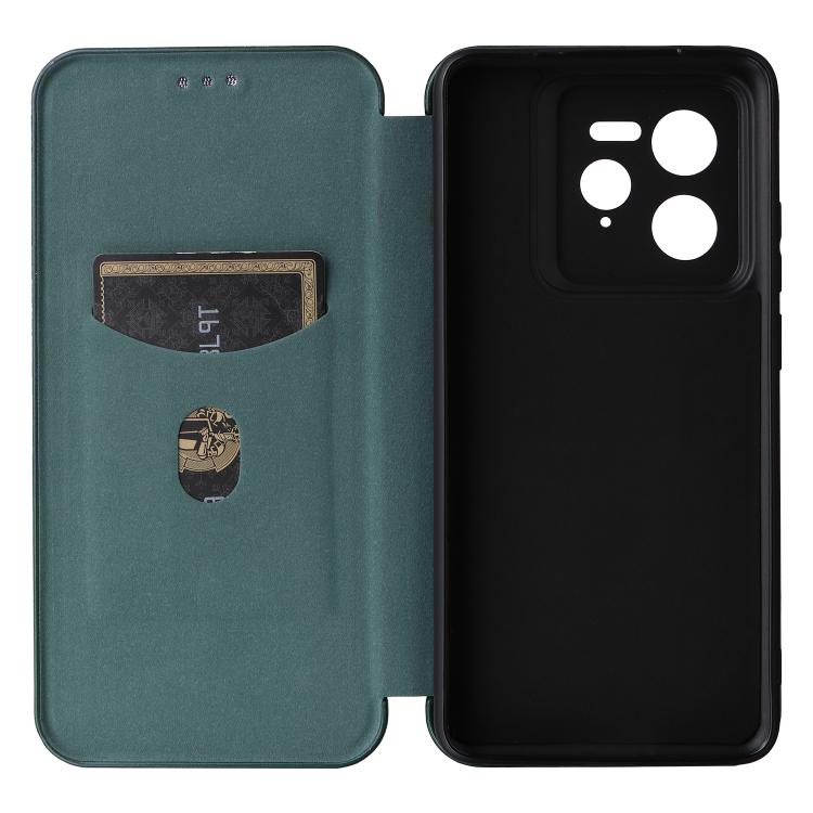 For Realme CT7 Pro Carbon Fiber Texture Flip Leather Phone Case