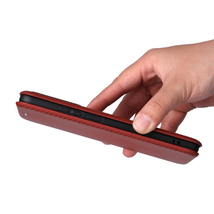 For Realme CT7 Pro Carbon Fiber Texture Flip Leather Phone Case