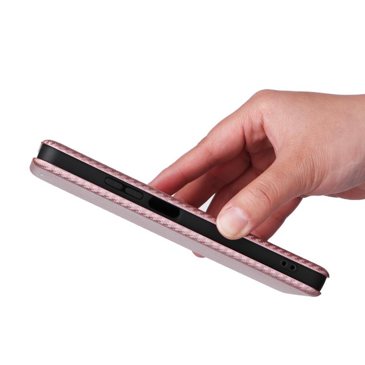 For Realme C75 4G Carbon Fiber Texture Flip Leather Phone Case