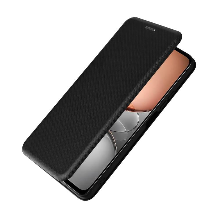For Realme C75 4G Carbon Fiber Texture Flip Leather Phone Case