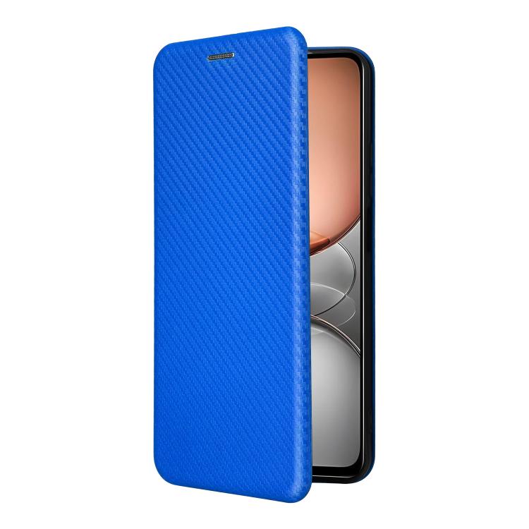 For Realme C75 4G Carbon Fiber Texture Flip Leather Phone Case