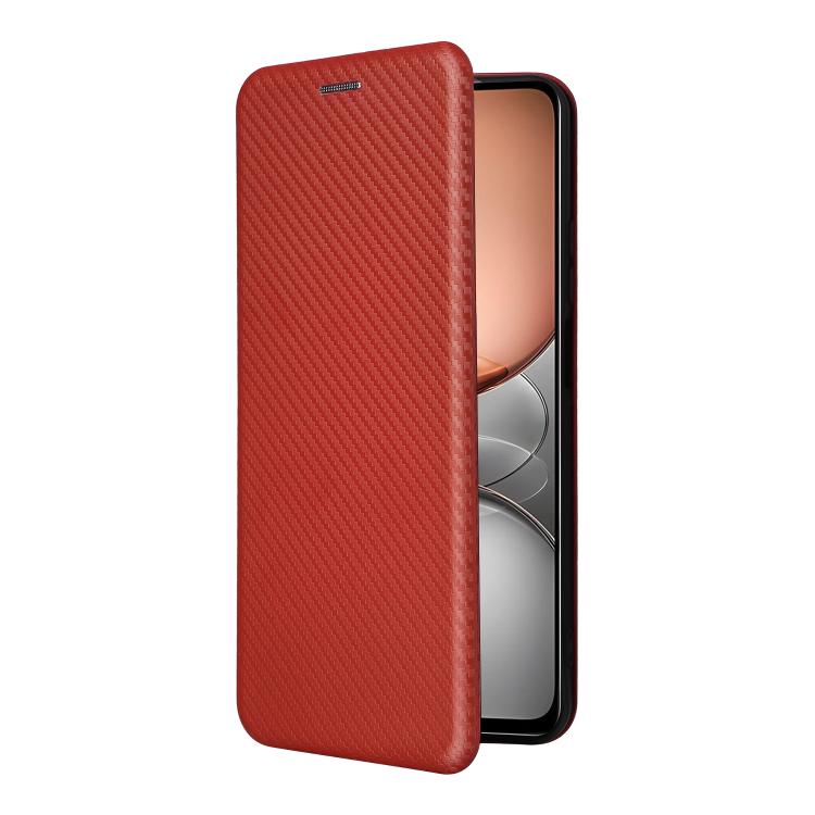 For Realme C75 4G Carbon Fiber Texture Flip Leather Phone Case