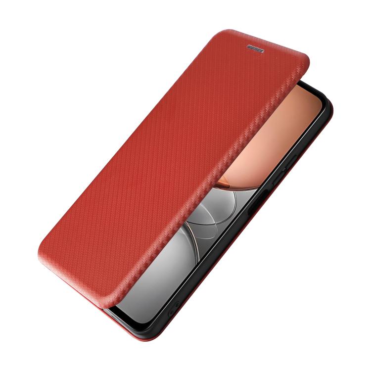 For Realme C75 4G Carbon Fiber Texture Flip Leather Phone Case