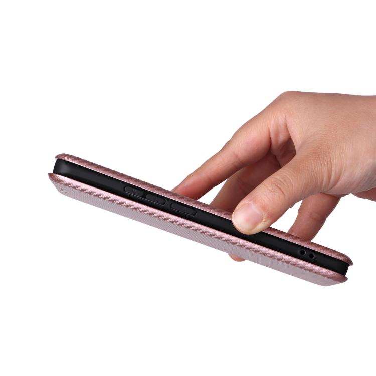 For Realme 14 Pro 5G Global Carbon Fiber Texture Flip Leather Phone Case