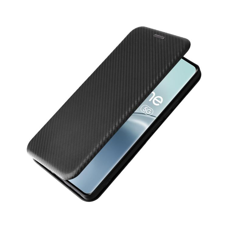 For Realme 14 Pro 5G Global Carbon Fiber Texture Flip Leather Phone Case