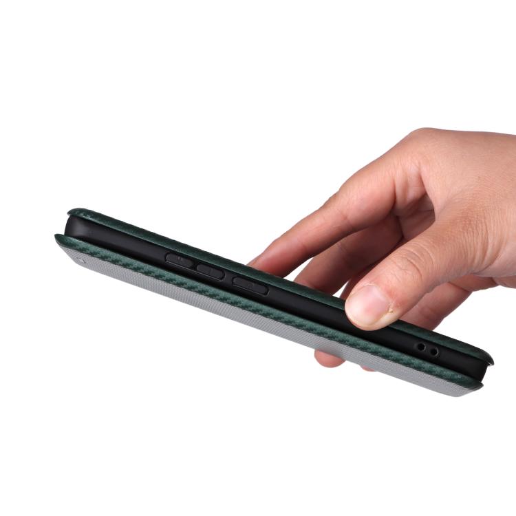For Realme 14 Pro 5G Global Carbon Fiber Texture Flip Leather Phone Case