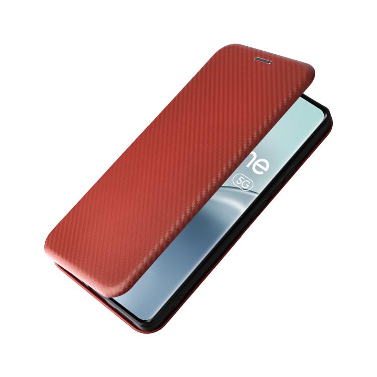 For Realme 14 Pro 5G Global Carbon Fiber Texture Flip Leather Phone Case