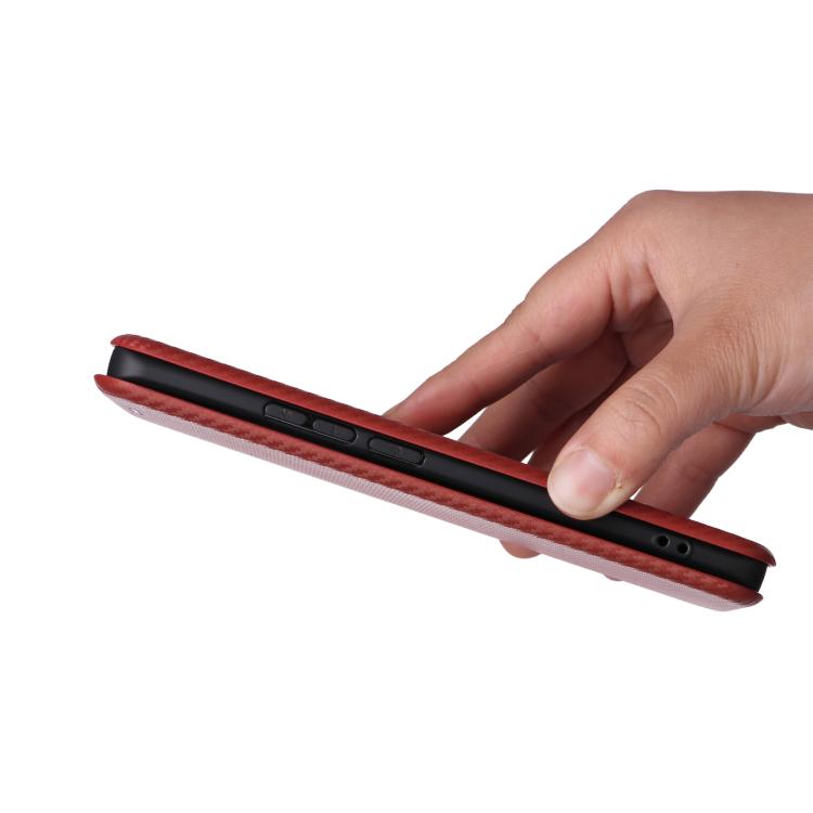 For Realme 14 Pro 5G Global Carbon Fiber Texture Flip Leather Phone Case