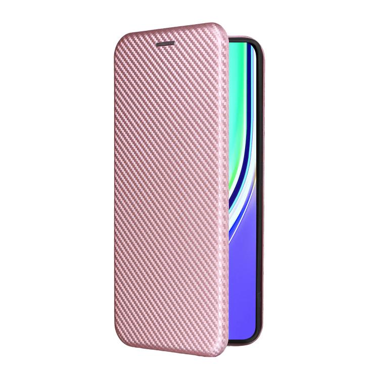 For Realme P3 Pro 5G Carbon Fiber Texture Flip Leather Phone Case