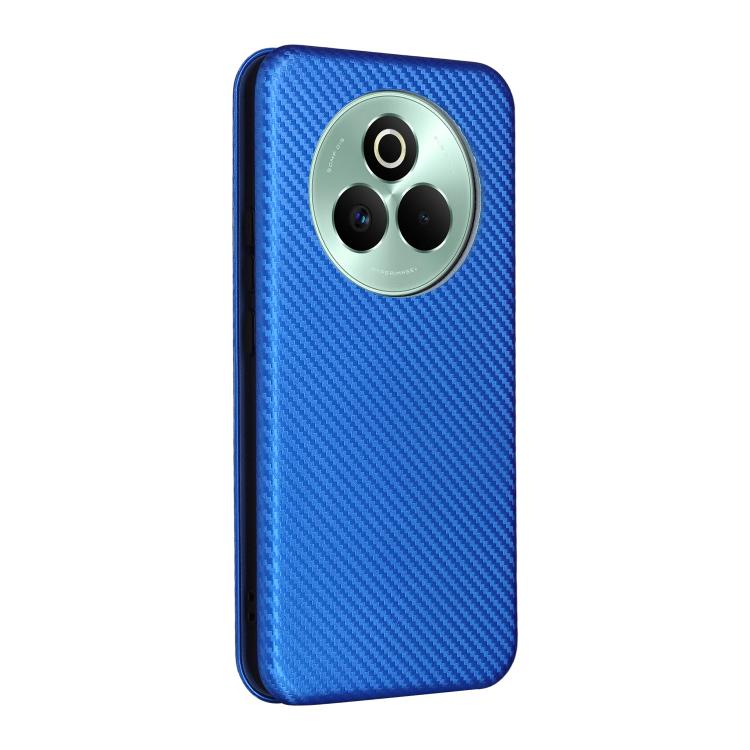 For Realme P3 Pro 5G Carbon Fiber Texture Flip Leather Phone Case